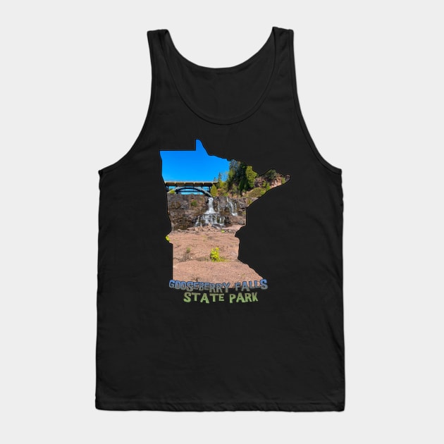Gooseberry Falls State Park - Lower Falls Tank Top by gorff